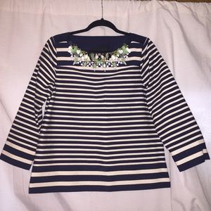 J. CREW NECKLACE TOP